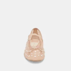 CADEL PEARL BALLET FLATS BLUSH MESH^Dolce Vita Hot