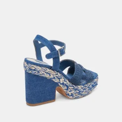 CALE HEELS BLUE DENIM^Dolce Vita Fashion