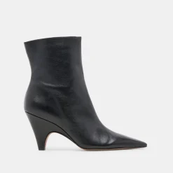 CALICO BOOTIES BLACK LEATHER^Dolce Vita Hot