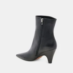 CALICO BOOTIES BLACK LEATHER^Dolce Vita Hot