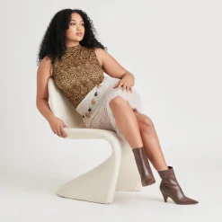 CALICO BOOTIES MAHOGANY LEATHER^Dolce Vita New