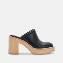 CAMDIN HEELS BLACK LEATHER^Dolce Vita Online