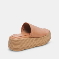CANAL SANDALS TAN LEATHER^Dolce Vita Hot