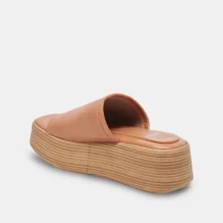 CANAL SANDALS TAN LEATHER^Dolce Vita Hot
