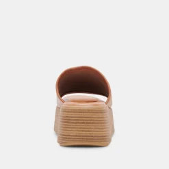 CANAL SANDALS TAN LEATHER^Dolce Vita Hot