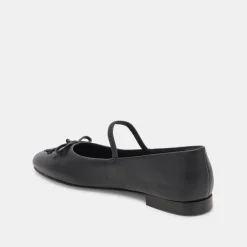 CARIN BALLET FLATS BLACK LEATHER^Dolce Vita Hot