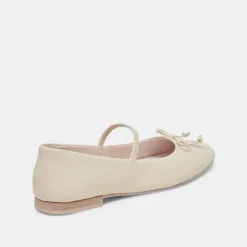 CARIN BALLET FLATS IVORY LEATHER^Dolce Vita New