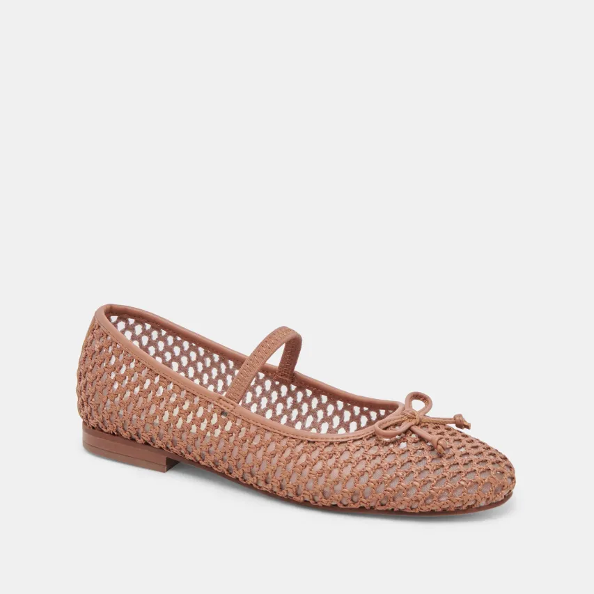 CARIN RAFFIA BALLET FLATS CIDER RAFFIA^Dolce Vita Fashion