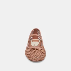 CARIN RAFFIA BALLET FLATS CIDER RAFFIA^Dolce Vita Fashion