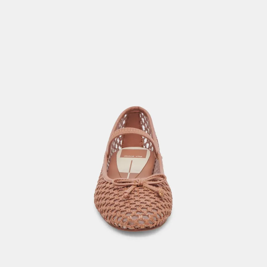 CARIN RAFFIA BALLET FLATS CIDER RAFFIA^Dolce Vita Fashion