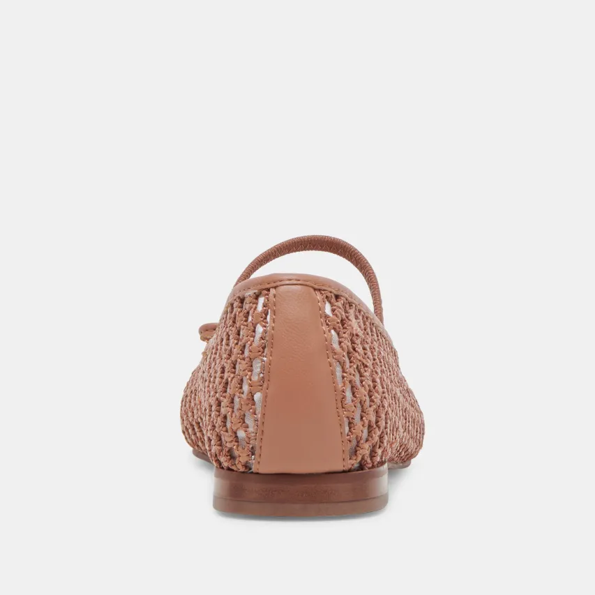 CARIN RAFFIA BALLET FLATS CIDER RAFFIA^Dolce Vita Fashion