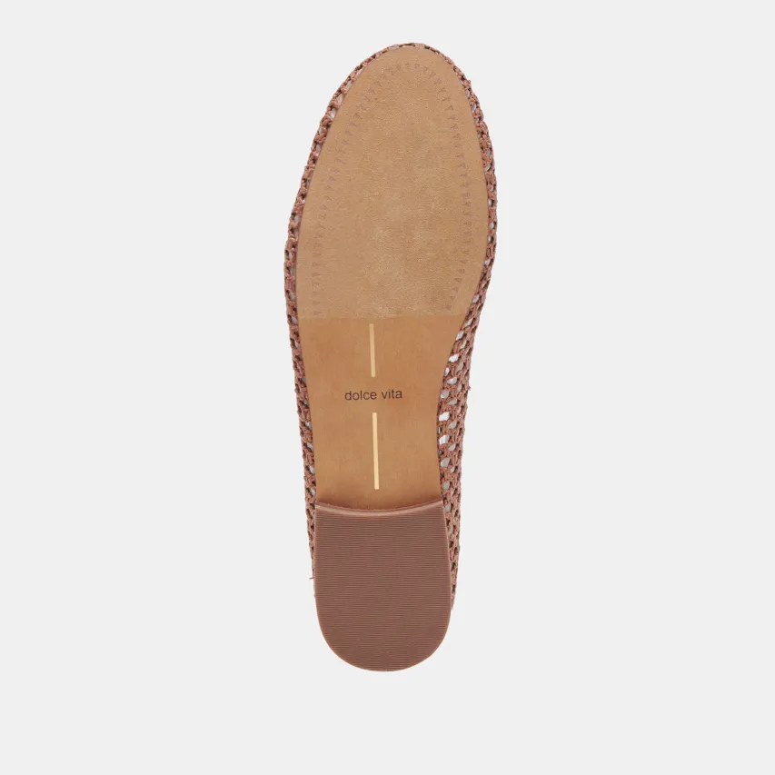 CARIN RAFFIA BALLET FLATS CIDER RAFFIA^Dolce Vita Fashion