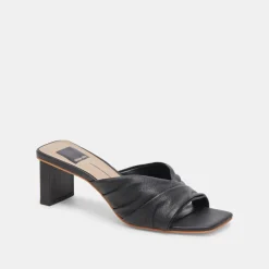 CARLAN HEELS BLACK LEATHER^Dolce Vita Outlet