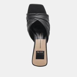CARLAN HEELS BLACK LEATHER^Dolce Vita Outlet