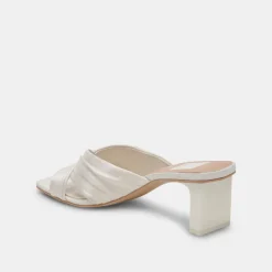 CARLAN HEELS OFF WHITE SILK^Dolce Vita Fashion