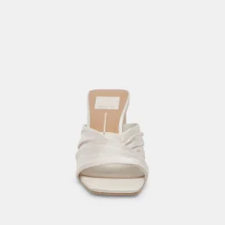 CARLAN HEELS OFF WHITE SILK^Dolce Vita Fashion