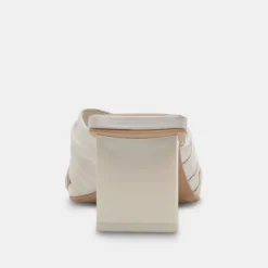 CARLAN HEELS OFF WHITE SILK^Dolce Vita Fashion