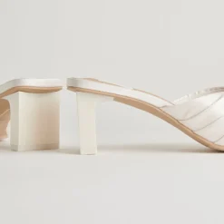 CARLAN HEELS OFF WHITE SILK^Dolce Vita Fashion