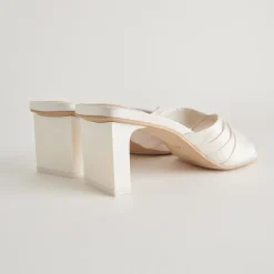 CARLAN HEELS OFF WHITE SILK^Dolce Vita Fashion