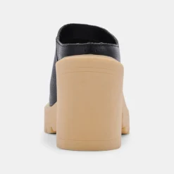 CARRY HEELS BLACK LEATHER^Dolce Vita Clearance
