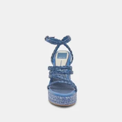CATINA HEELS BLUE RAFFIA^Dolce Vita Outlet