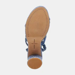 CATINA HEELS BLUE RAFFIA^Dolce Vita Outlet