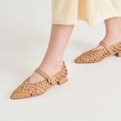 CATY BALLET FLATS NATURAL WOVEN^Dolce Vita Hot