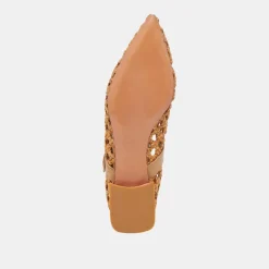 CATY BALLET FLATS NATURAL WOVEN^Dolce Vita Hot