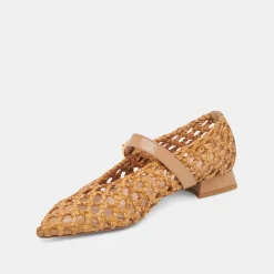 CATY BALLET FLATS NATURAL WOVEN^Dolce Vita Hot