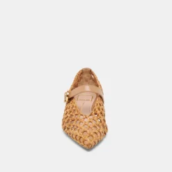 CATY BALLET FLATS NATURAL WOVEN^Dolce Vita Hot