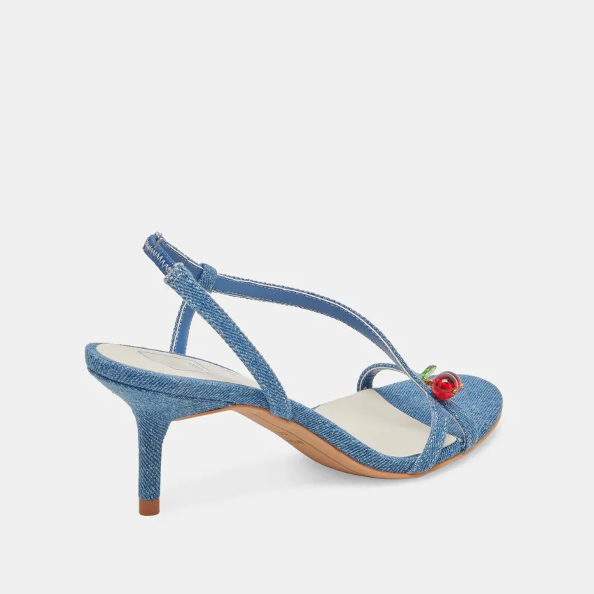 CERISE HEELS BLUE DENIM^Dolce Vita Clearance