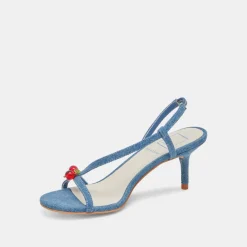 CERISE HEELS BLUE DENIM^Dolce Vita Clearance