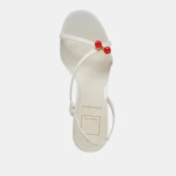 CERISE HEELS WHITE PATENT STELLA^Dolce Vita Hot