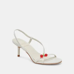 CERISE HEELS WHITE PATENT STELLA^Dolce Vita Hot