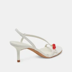 CERISE HEELS WHITE PATENT STELLA^Dolce Vita Hot