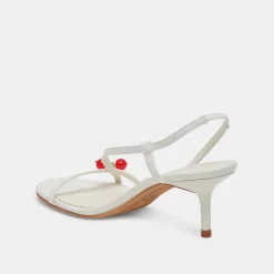 CERISE HEELS WHITE PATENT STELLA^Dolce Vita Hot