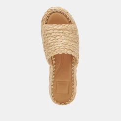 CHAVI SANDALS LT NATURAL RAFFIA^Dolce Vita Hot