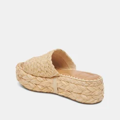 CHAVI SANDALS LT NATURAL RAFFIA^Dolce Vita Hot
