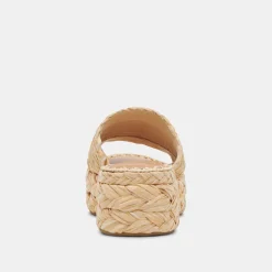 CHAVI SANDALS LT NATURAL RAFFIA^Dolce Vita Hot