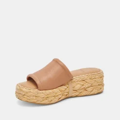 CHAVI WIDE SANDALS HONEY LEATHER^Dolce Vita Clearance