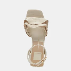 CHEER HEELS IVORY RAFFIA^Dolce Vita Online
