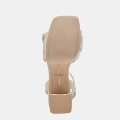 CHEER HEELS IVORY RAFFIA^Dolce Vita Online