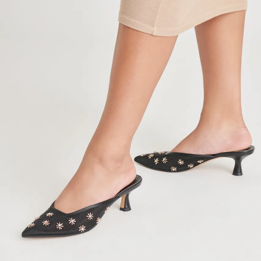CLARA HEELS BLACK MESH^Dolce Vita Fashion