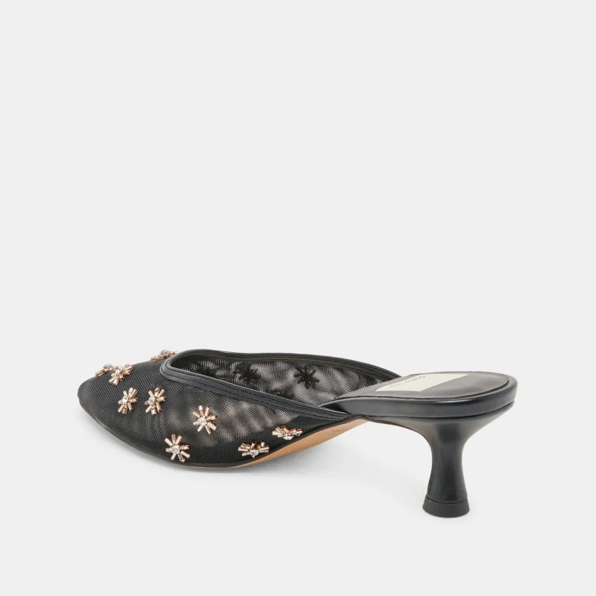 CLARA HEELS BLACK MESH^Dolce Vita Fashion