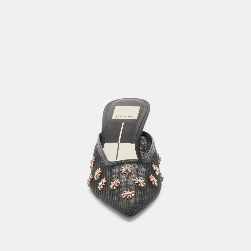 CLARA HEELS BLACK MESH^Dolce Vita Fashion