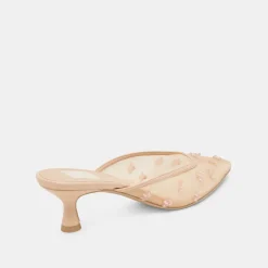 CLARA HEELS FRENCH VANILLA MESH^Dolce Vita New