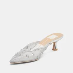 CLARA HEELS SILVER MESH^Dolce Vita Online