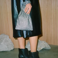 CLARRA HANDBAG SILVER MESH^Dolce Vita Best
