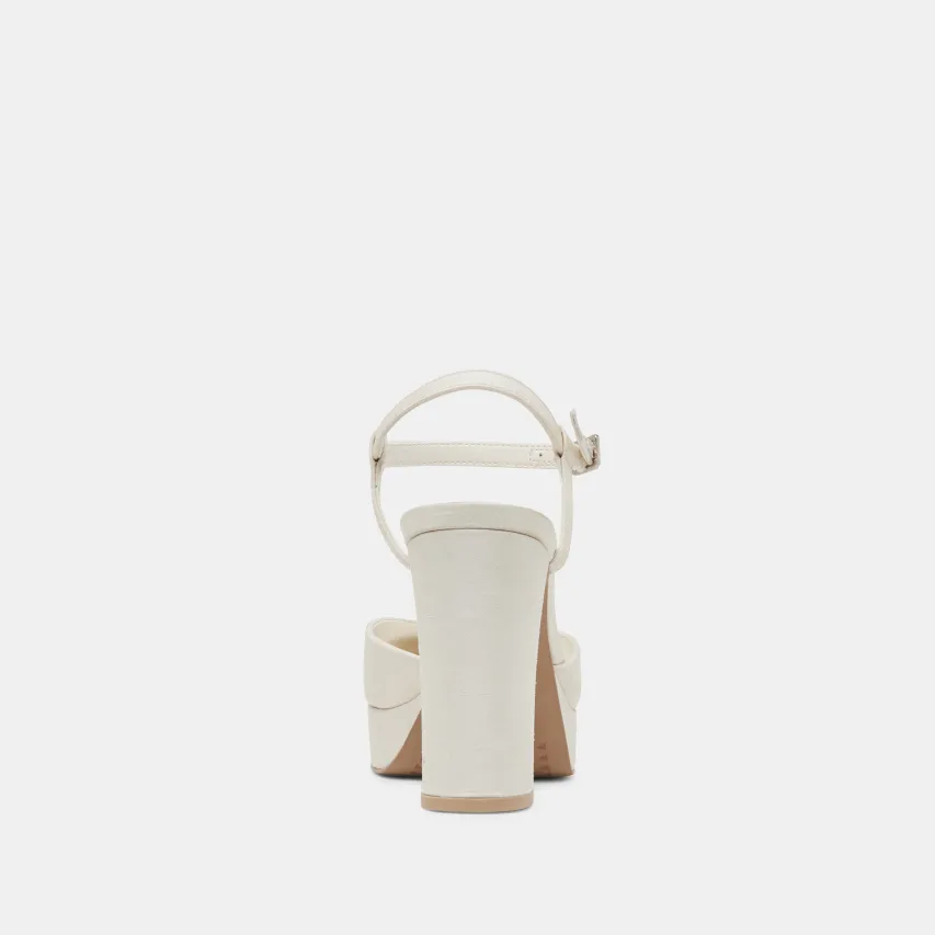 CLAUD HEELS WHITE SATIN^Dolce Vita Fashion