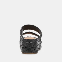 CORLA SANDALS ONYX RAFFIA^Dolce Vita Outlet